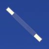 15015F Rectangular Wobbler arms with adhesive foam tabs